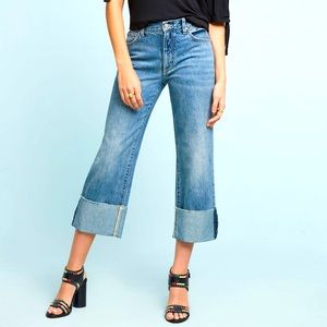 Anthropologie Pilcro Ultra High-Rise Cuffed Jeans